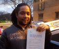 Francisco with Driving test pass certificate